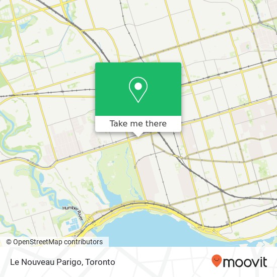 Le Nouveau Parigo, 1675 Bloor St W Toronto, ON M6P 1A6 map