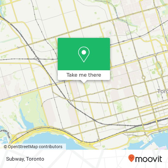 Subway, 900 Dufferin St Toronto, ON M6H plan