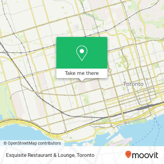 Exquisite Restaurant & Lounge, 667 College St Toronto, ON plan
