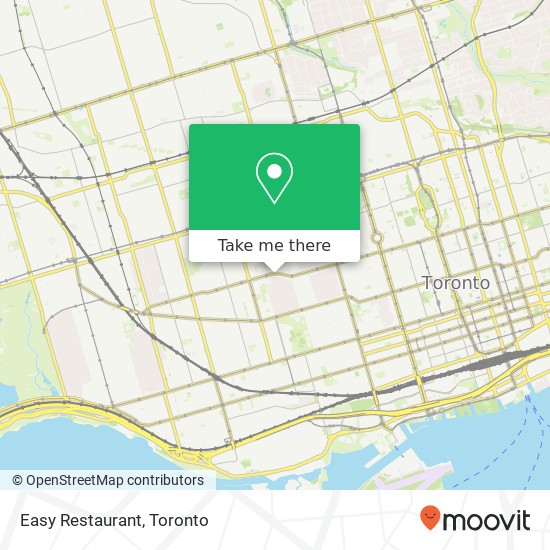 Easy Restaurant, 713 College St Toronto, ON M6G 1C2 plan