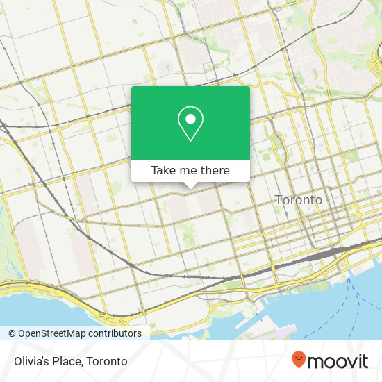Olivia's Place, 53 Clinton St Toronto, ON M6G 2Y4 plan