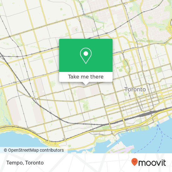 Tempo, 596 College St Toronto, ON M6G 1B4 plan