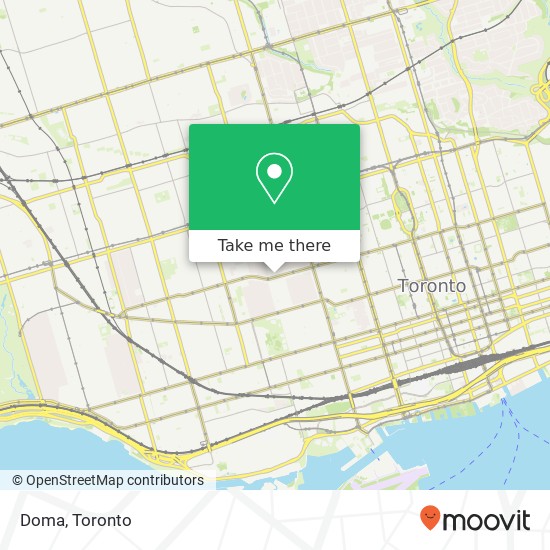 Doma, 50 Clinton St Toronto, ON M6G 2Y3 map