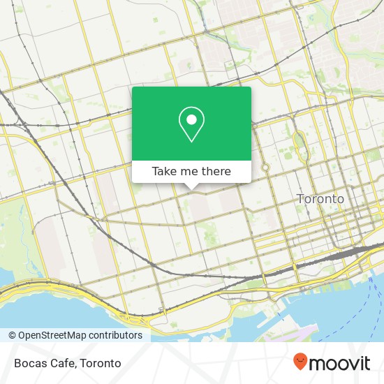 Bocas Cafe, 718 College St Toronto, ON M6G 1C3 map