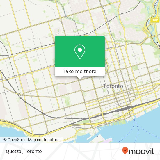 Quetzal, 419 College St Toronto, ON M5T plan