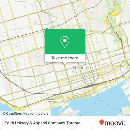 Edith Hoisery & Apparel Company, 353 Spadina Ave Toronto, ON M5T 2G3 map