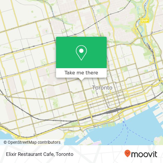 Elixir Restaurant Cafe, 401 Spadina Ave Toronto, ON M5T 2G6 plan