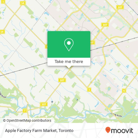 Apple Factory Farm Market, 10024 Mississauga Rd Brampton, ON L7A map