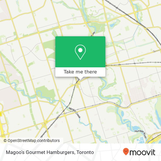 Magoo's Gourmet Hamburgers, 4242 Dundas St W Toronto, ON M8X map