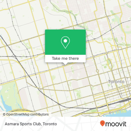 Asmara Sports Club, 838 Bloor St W Toronto, ON M6G 1M2 map