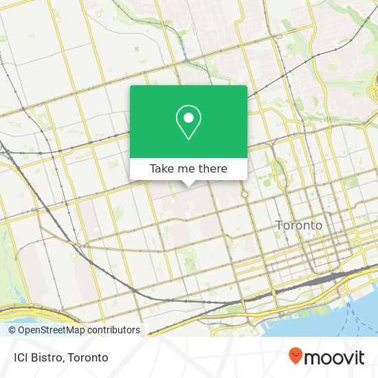 ICI Bistro, 538 Manning Ave Toronto, ON M6G map