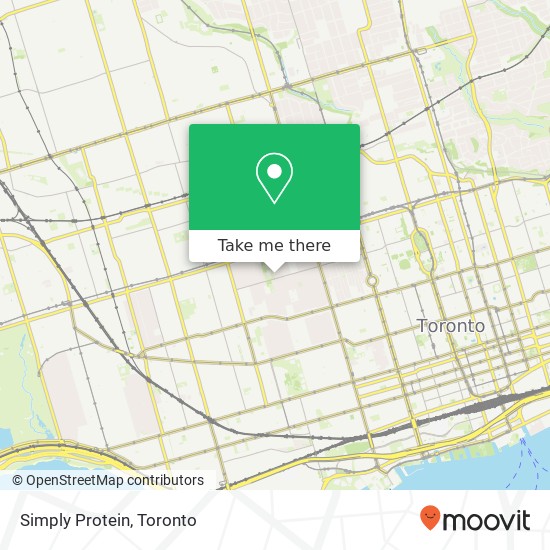 Simply Protein, 337 Grace St Toronto, ON M6G 3A8 plan