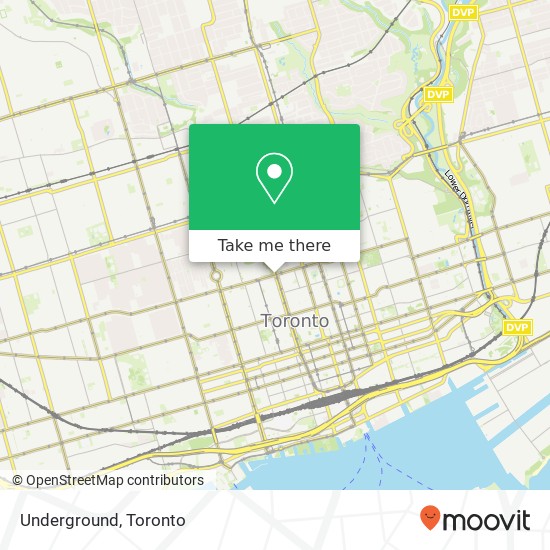Underground, College St Toronto, ON M5G map
