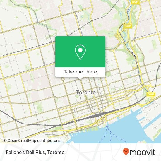 Fallone's Deli Plus, 700 University Ave Toronto, ON M5G plan