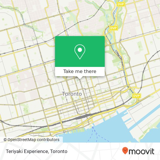 Teriyaki Experience, 419 Yonge St Toronto, ON M5B plan