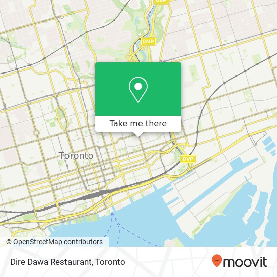 Dire Dawa Restaurant, 272 Parliament St Toronto, ON M5A 3A4 map