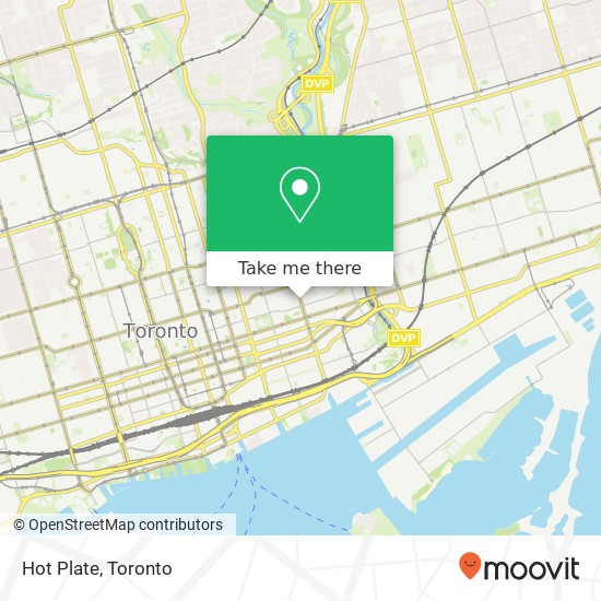 Hot Plate, 240 Parliament St Toronto, ON M5A plan