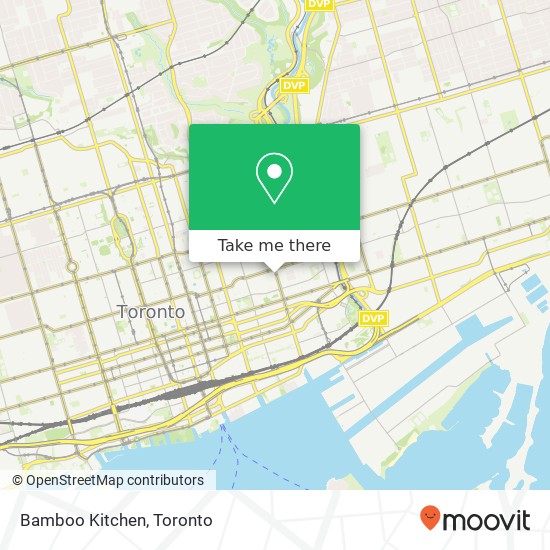 Bamboo Kitchen, 292 Parliament St Toronto, ON M5A 3A4 plan