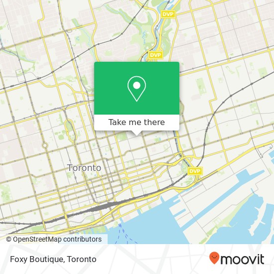 Foxy Boutique, 251 Gerrard St E Toronto, ON M5A map