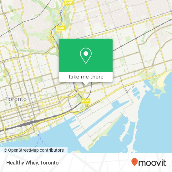 Healthy Whey, 740 Queen St E Toronto, ON M4M 1H2 plan
