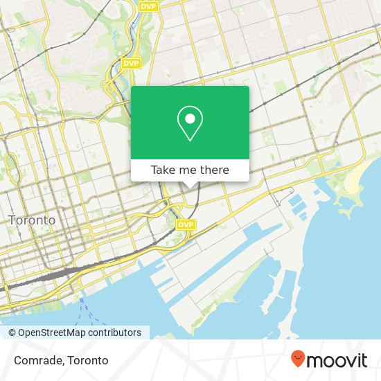 Comrade, 758 Queen St E Toronto, ON M4M 1H4 map
