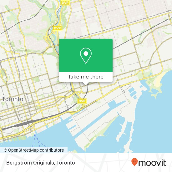 Bergstrom Originals, 781 Queen St E Toronto, ON M4M 1H5 plan