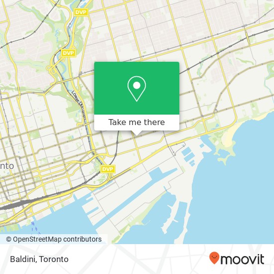 Baldini, 1012 Queen St E Toronto, ON M4M map