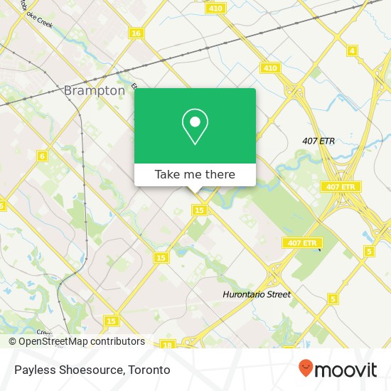 Payless Shoesource, 499 Main St S Brampton, ON L6Y plan