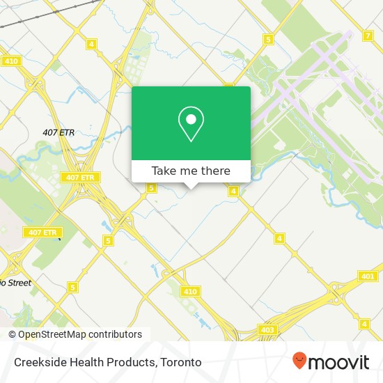 Creekside Health Products, 6790 Columbus Rd Mississauga, ON L5T 2G1 map
