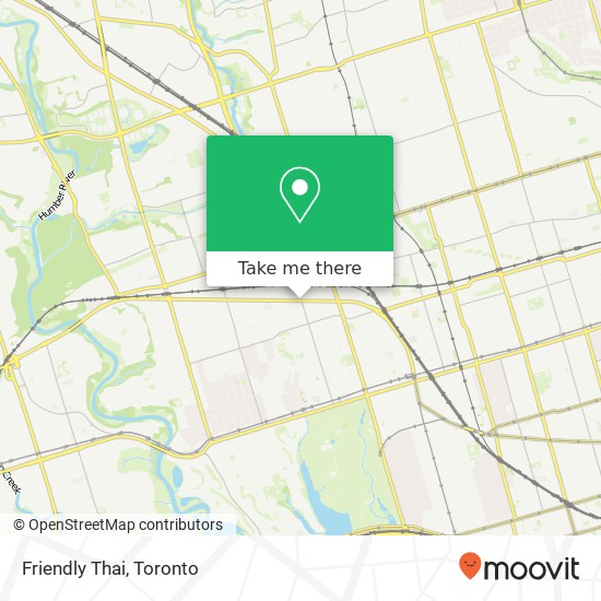 Friendly Thai, 3032 Dundas St W Toronto, ON M6P map