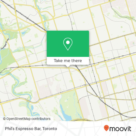 Phil's Espresso Bar, 2861 Dundas St W Toronto, ON M6P map