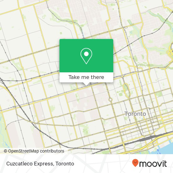 Cuzcatleco Express, 614 Bloor St W Toronto, ON M6G 1K7 map