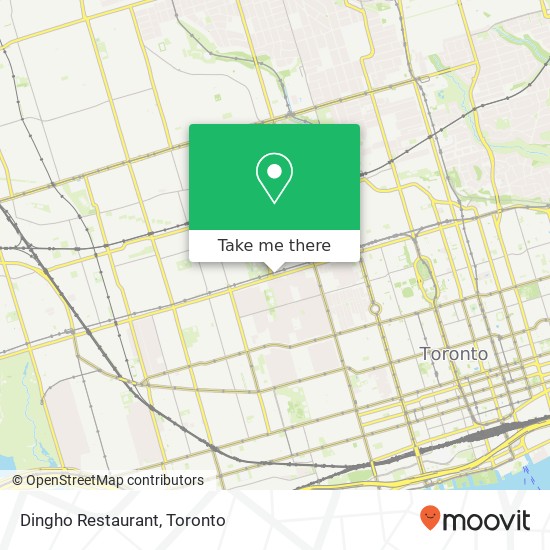 Dingho Restaurant, 712 Bloor St W Toronto, ON M6G 1L4 map