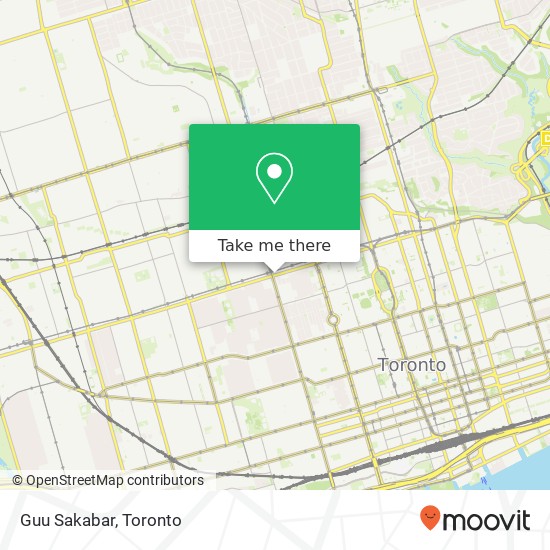 Guu Sakabar, 559 Bloor St W Toronto, ON M5S map