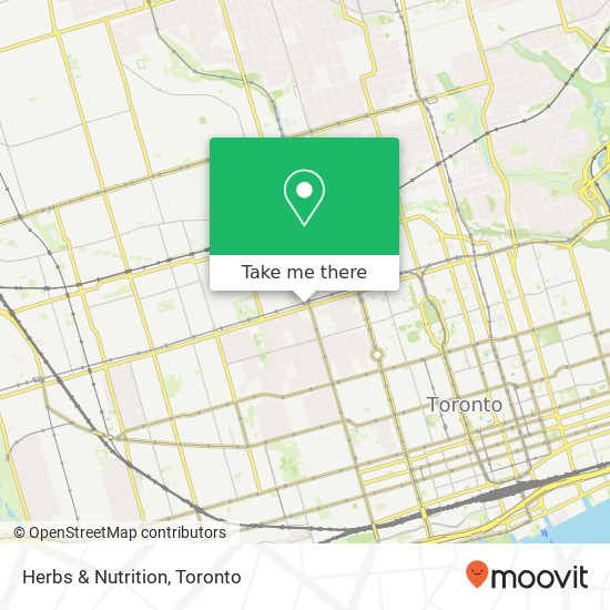 Herbs & Nutrition, 572 Bloor St W Toronto, ON M6G 1K1 map