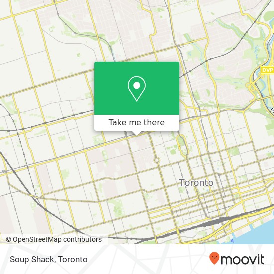 Soup Shack, 296 Brunswick Ave Toronto, ON M5S 2M7 plan