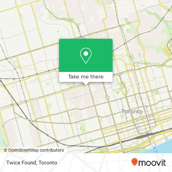 Twice Found, 608 Markham St Toronto, ON M6G 2L8 map