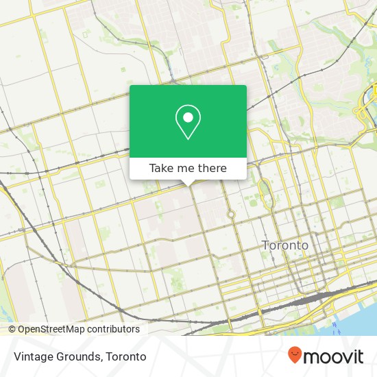 Vintage Grounds, 760 Bathurst St Toronto, ON M5S 2R6 map