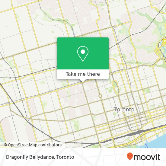 Dragonfly Bellydance, 559 Bloor St W Toronto, ON M5S 1Y6 plan