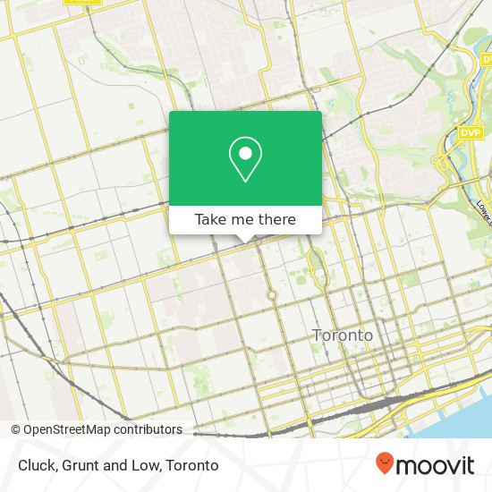 Cluck, Grunt and Low, 362 Bloor St W Toronto, ON M5S 1X2 map