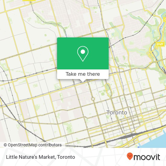 Little Nature's Market, 380 Bloor St W Toronto, ON M5S 1X2 plan