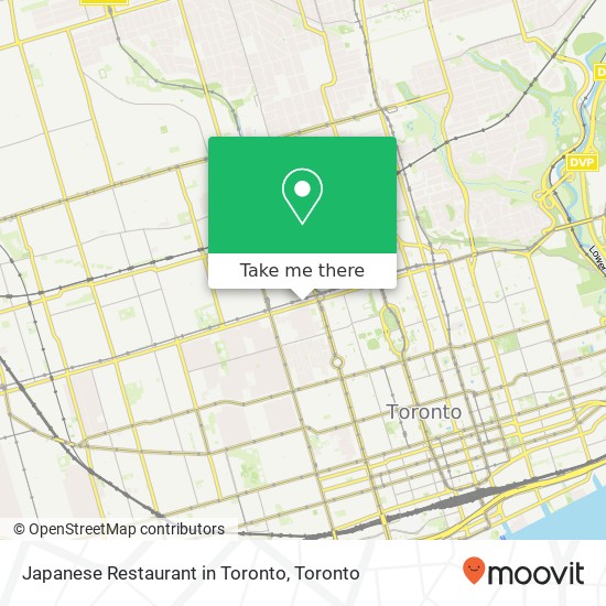 Japanese Restaurant in Toronto, 372 Bloor St W Toronto, ON M5S 1X2 map