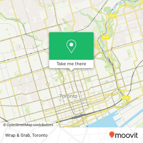 Wrap & Grab, 618 Yonge St Toronto, ON M4Y 1Z3 plan