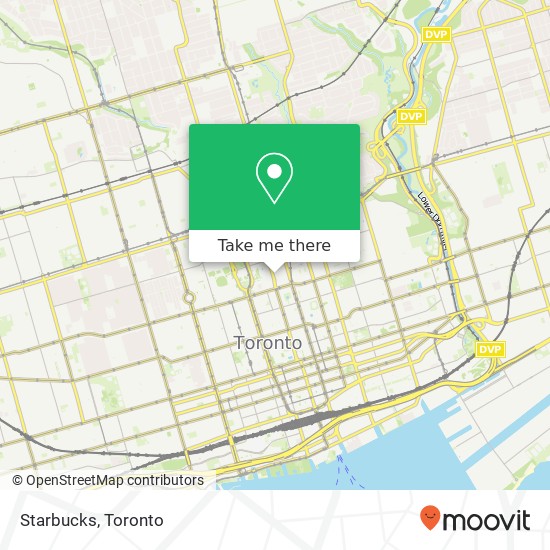 Starbucks, 37 Grosvenor St Toronto, ON M4Y plan