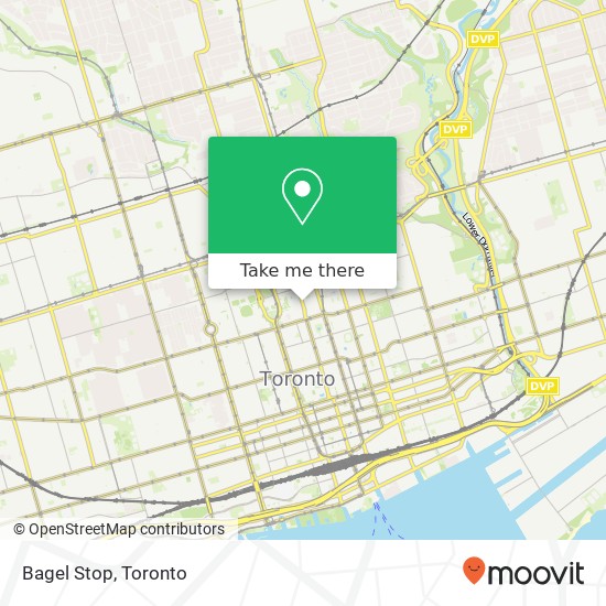 Bagel Stop, 875 Bay St Toronto, ON M5S plan
