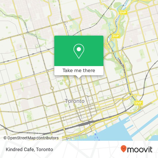 Kindred Cafe, 7 Breadalbane St Toronto, ON M4Y 1C2 plan