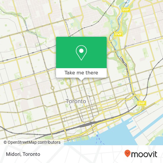 Midori, 478 Yonge St Toronto, ON M4Y 1X5 map