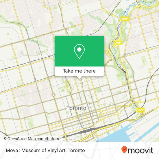 Mova : Museum of Vinyl Art, 634 Yonge St Toronto, ON M4Y 1Z8 map