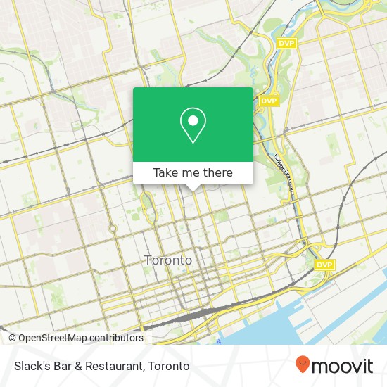 Slack's Bar & Restaurant, 562 Church St Toronto, ON M4Y map