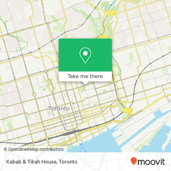 Kabab & Tikah House, 178 Carlton St Toronto, ON M5A map